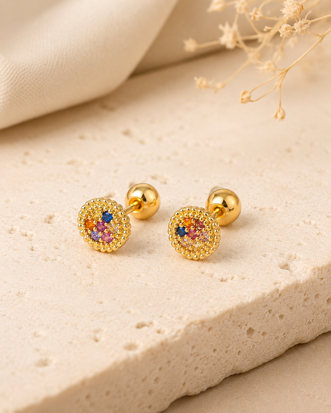 Confetti Studs