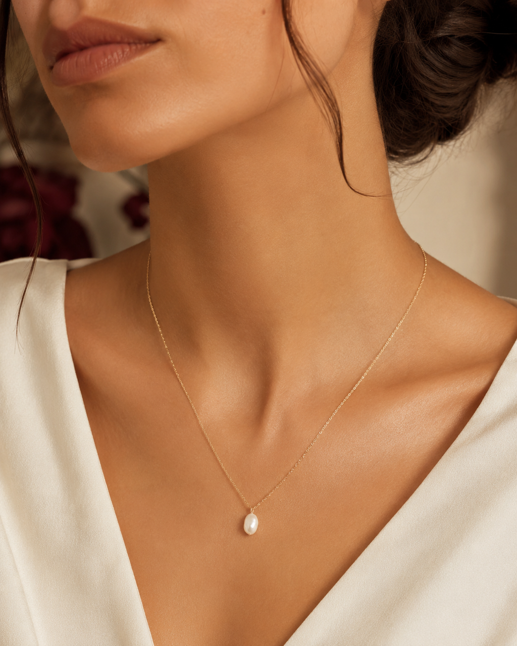 Solene Pearl Necklace